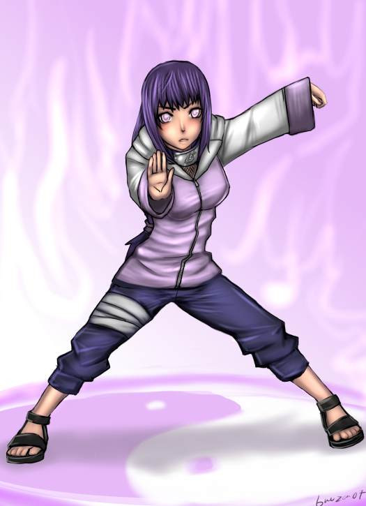 Naruto   Hinata pose by buuzen