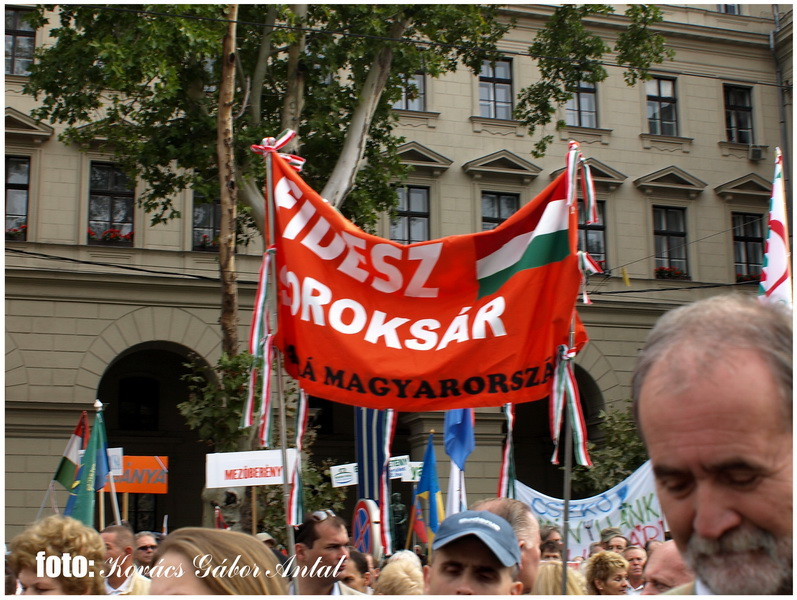 Önkormányzati demonstráció Budapest