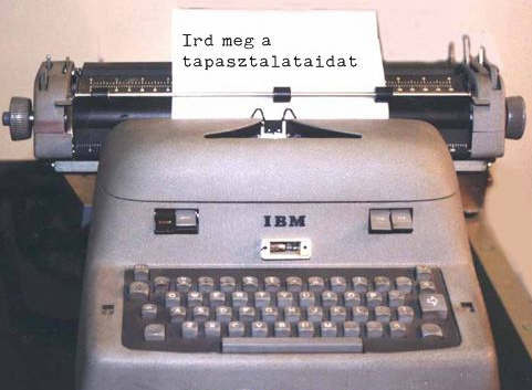 Ird meg tapasztalataidat