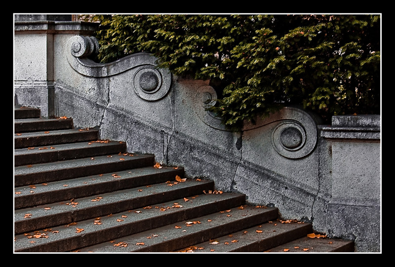 lépcsősor az őszbe