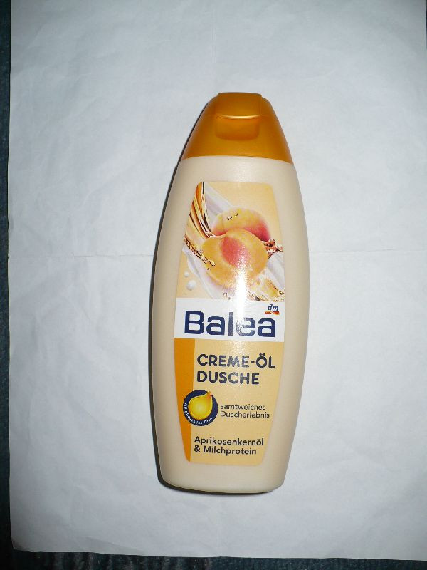 Tusfürdő DM Balea Creme öl dusche sárgabarackolaj P1080559