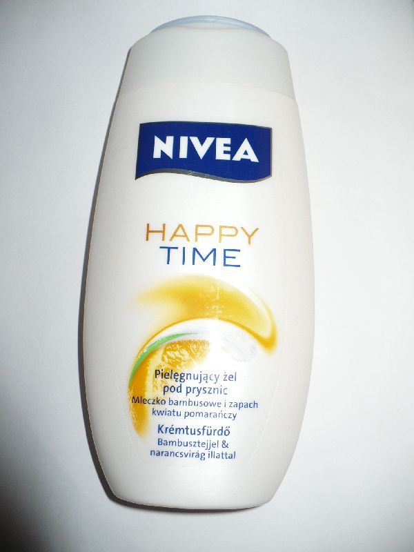 Tusfürdő Nivea happy time bambusztej narancsvirág P1050471