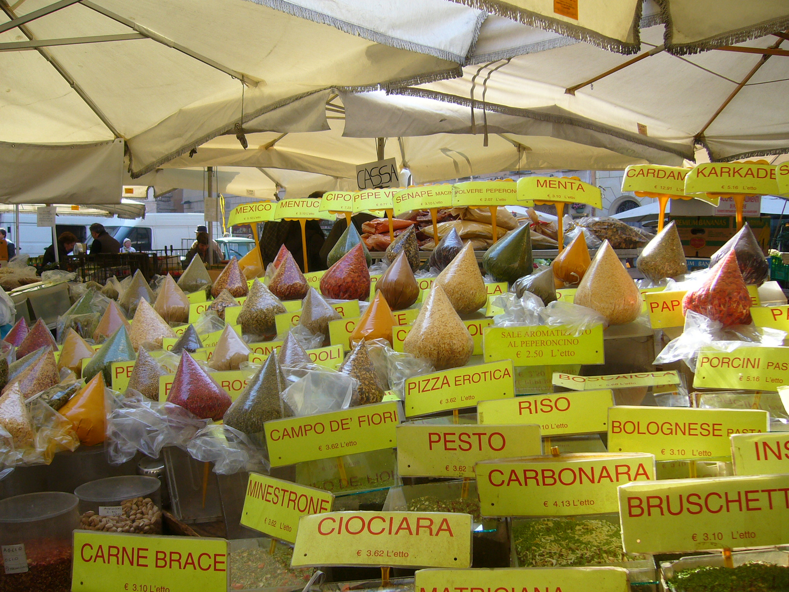 Campo D' Fiori fűszerek