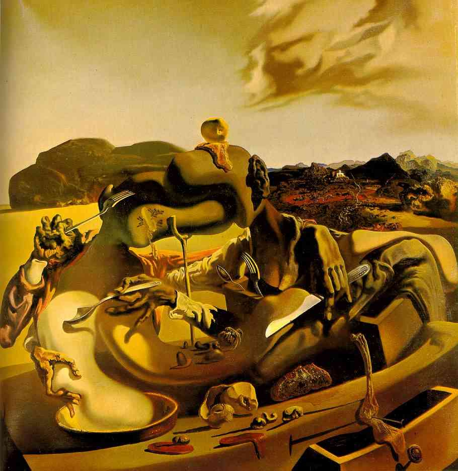 Salvador Dali - Cannibalism in Autumn