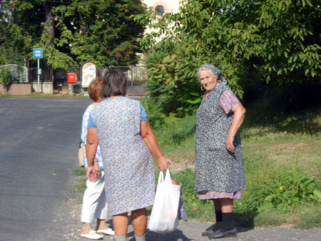 A falu szája