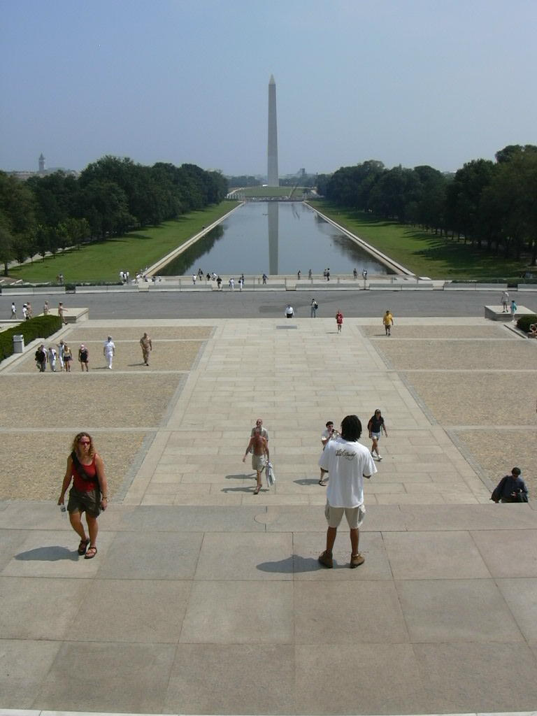 167 Reflecting Pool & Washington Monument kelet felé nézve