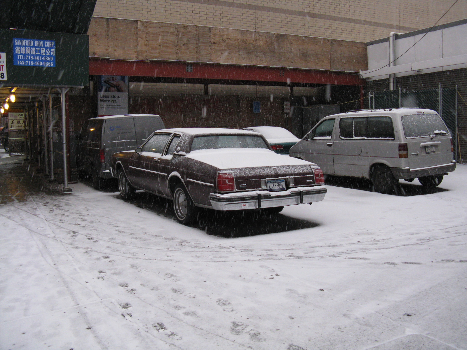 Cool ride in snow