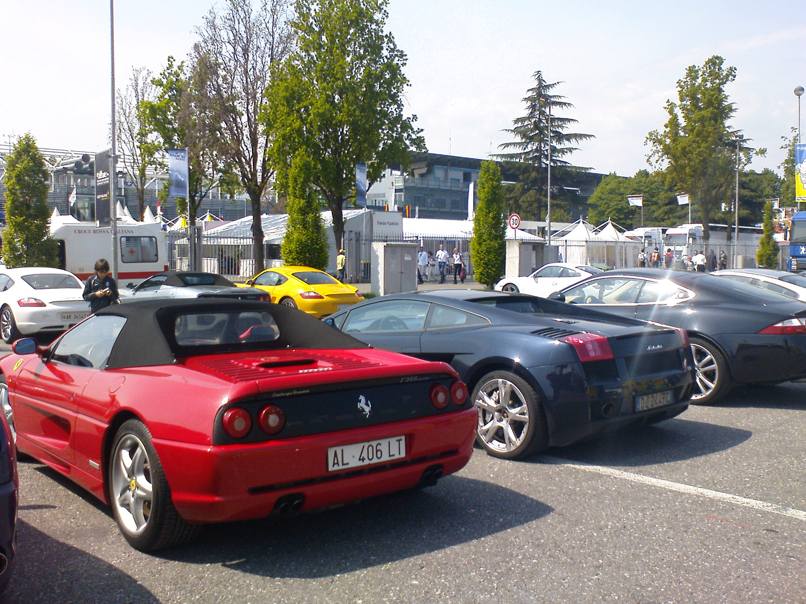 Ferrari 355Spider,Lamborghini Gallardo,Jaguár,Monza