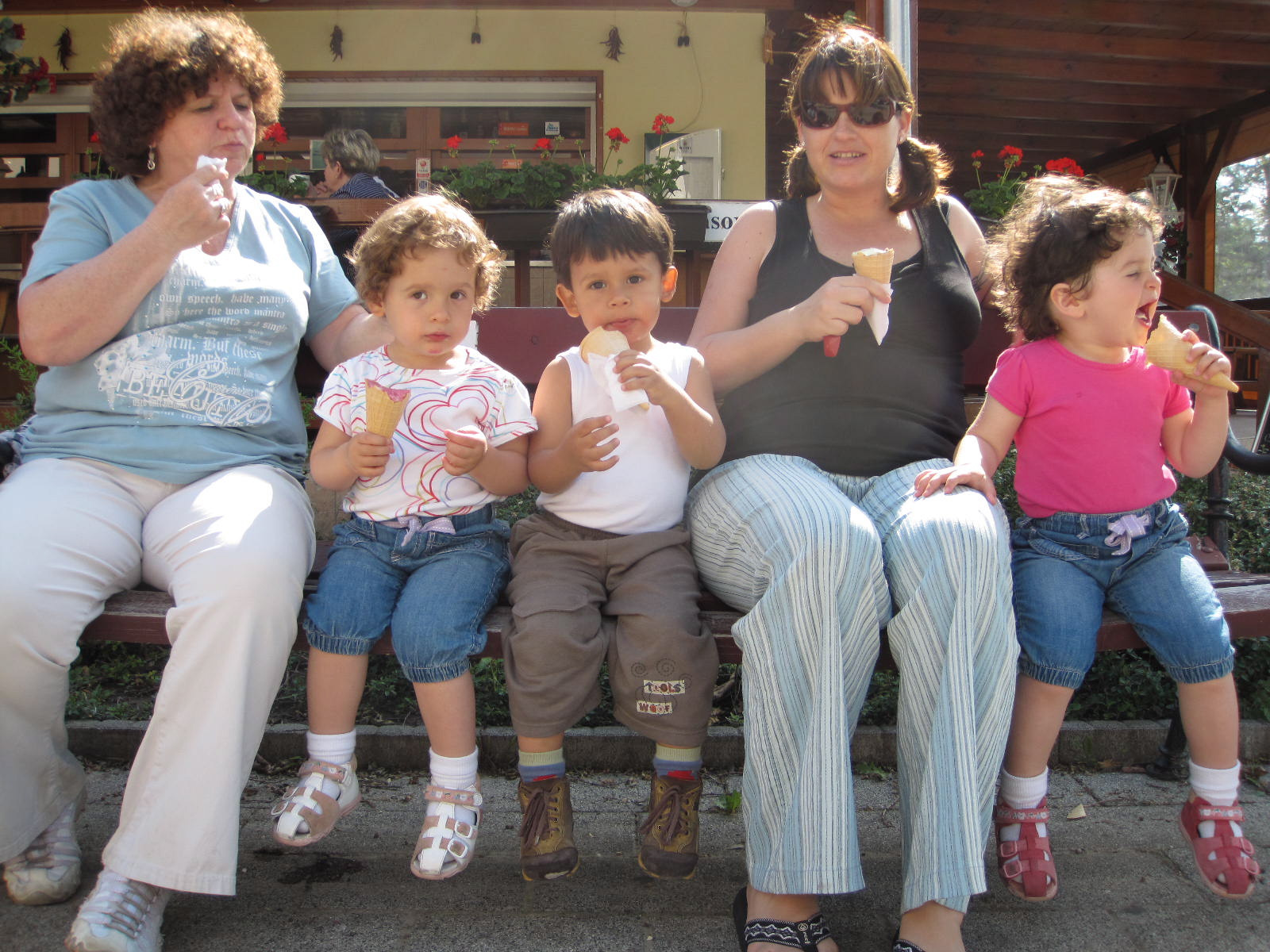 the first icecream of the season