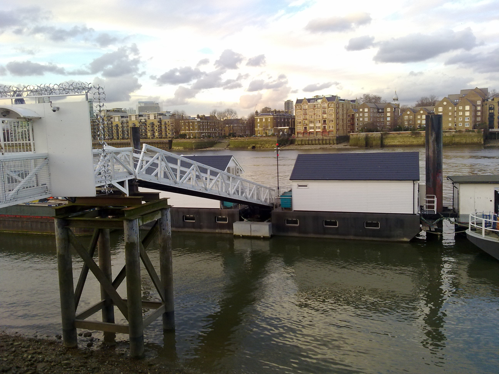 Homes on the river