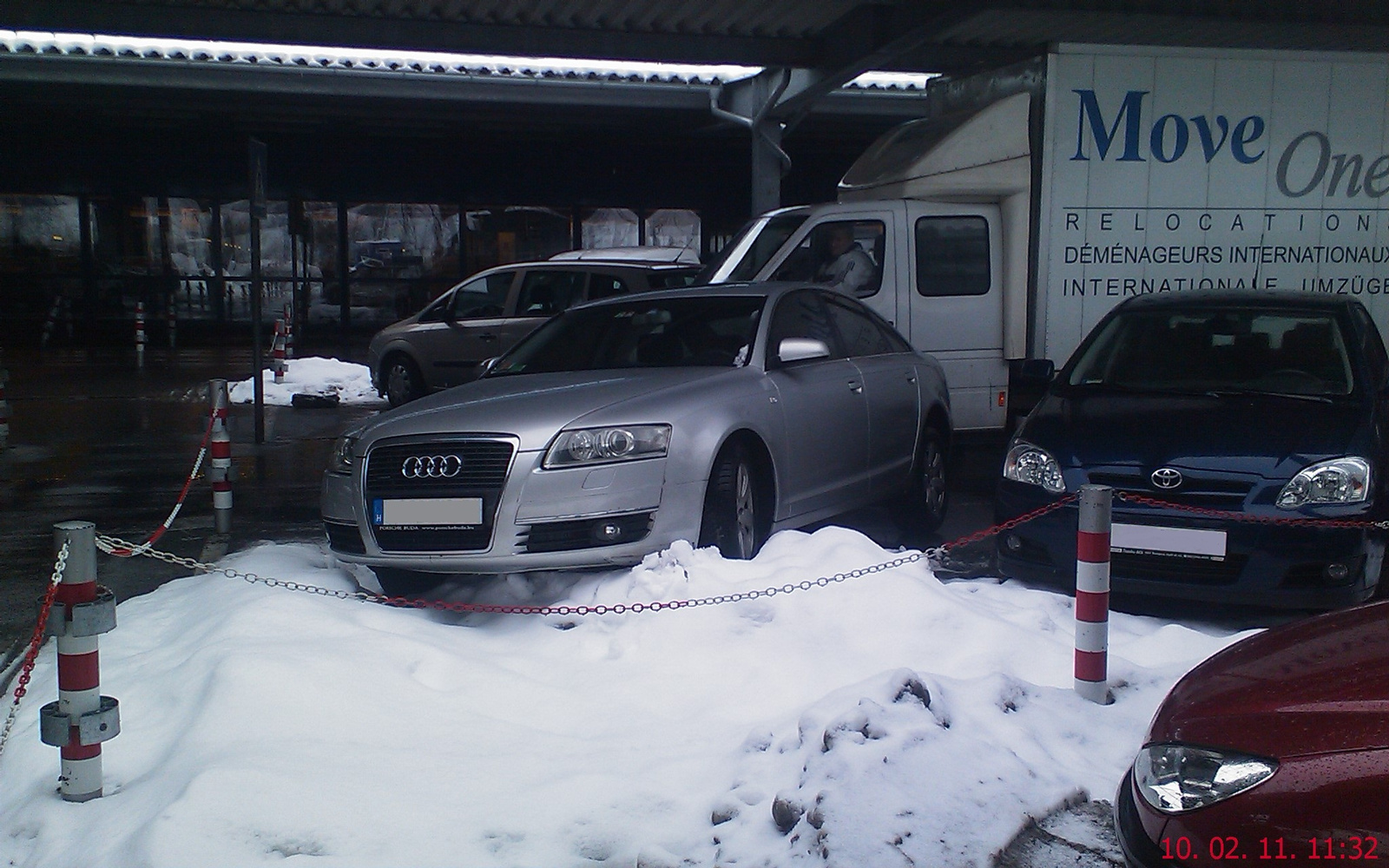 Audi a hóban