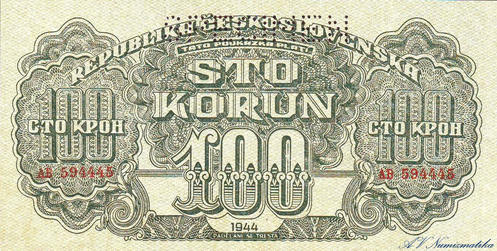 004 100 Korun 1944 av