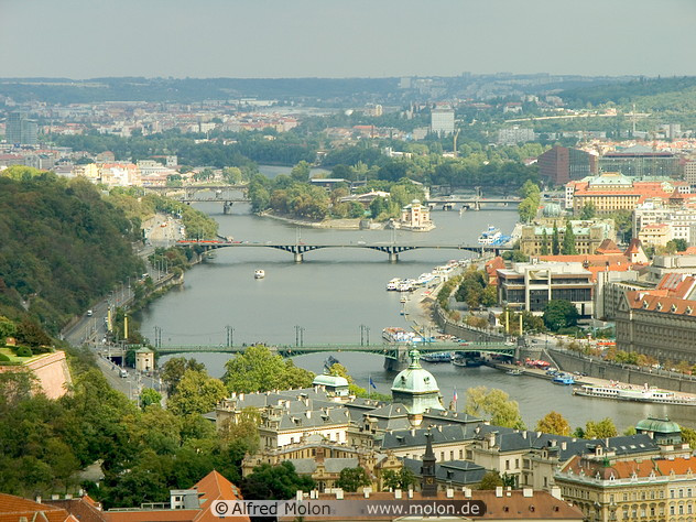 12 Vltava river with bridges