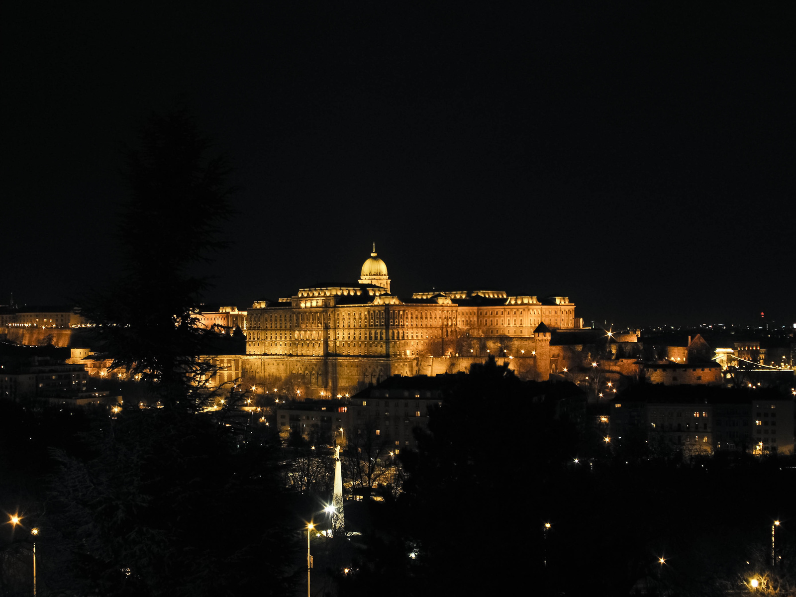 Budapest Budai vár este