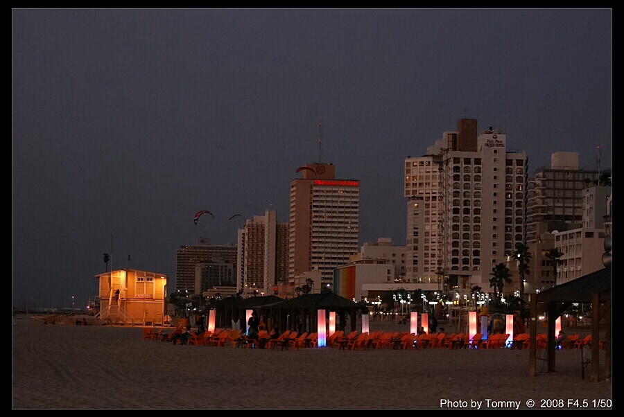 Tel Aviv at night