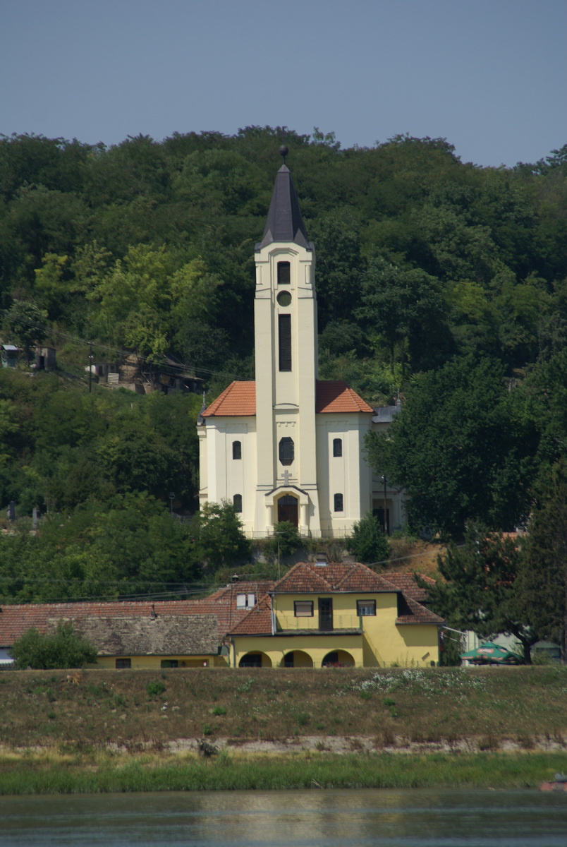 A batinai (Horvátország) templom.