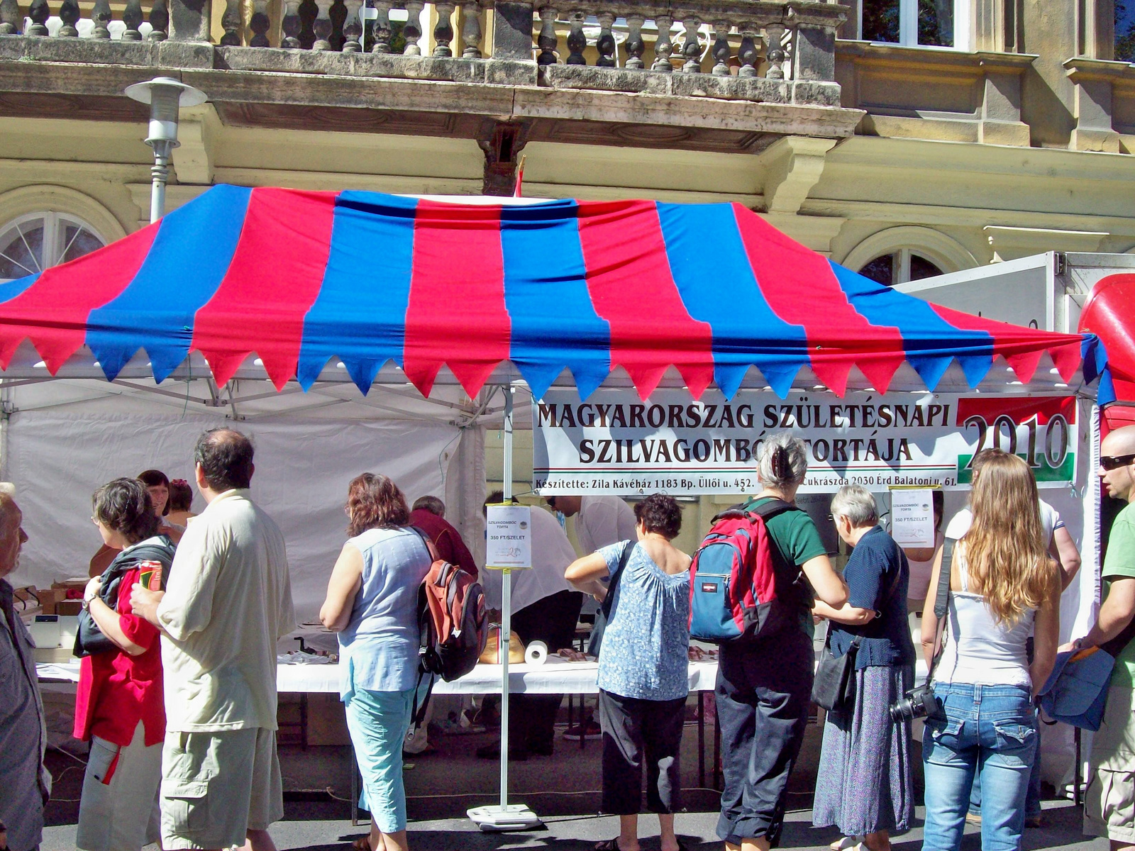 ország tortája stand