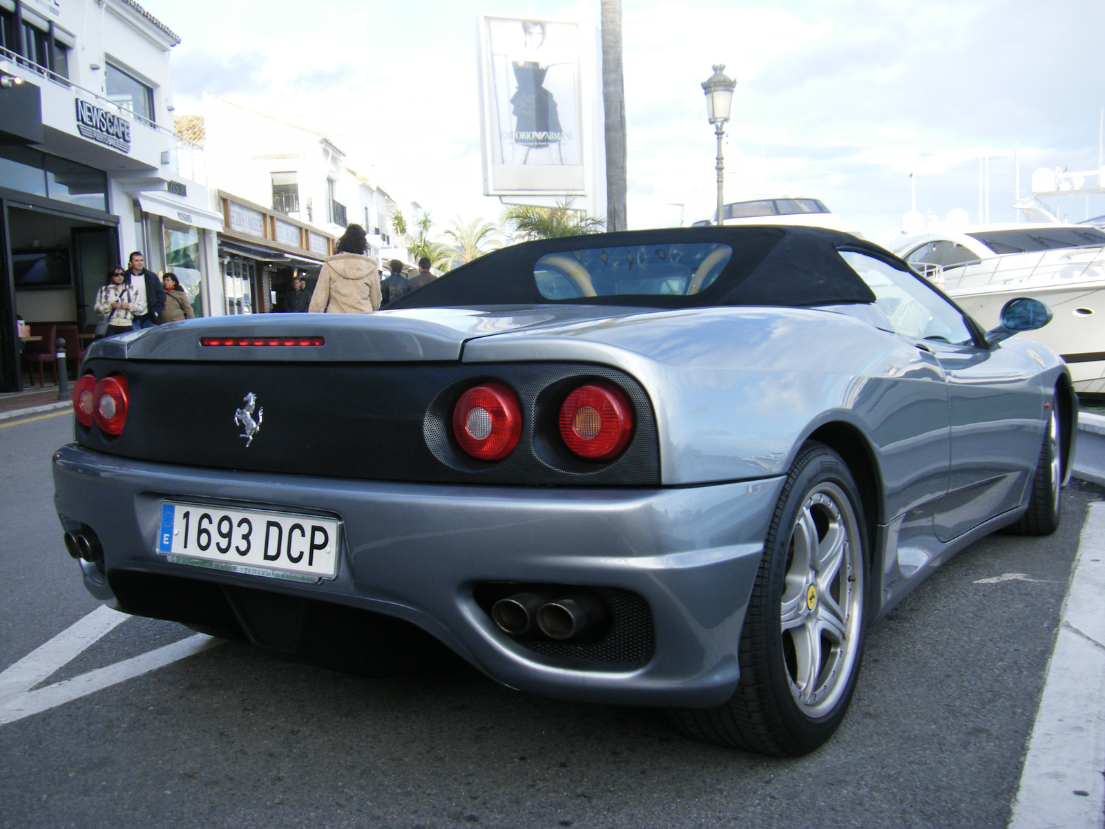 Ferrari F360 ezüst cabrio