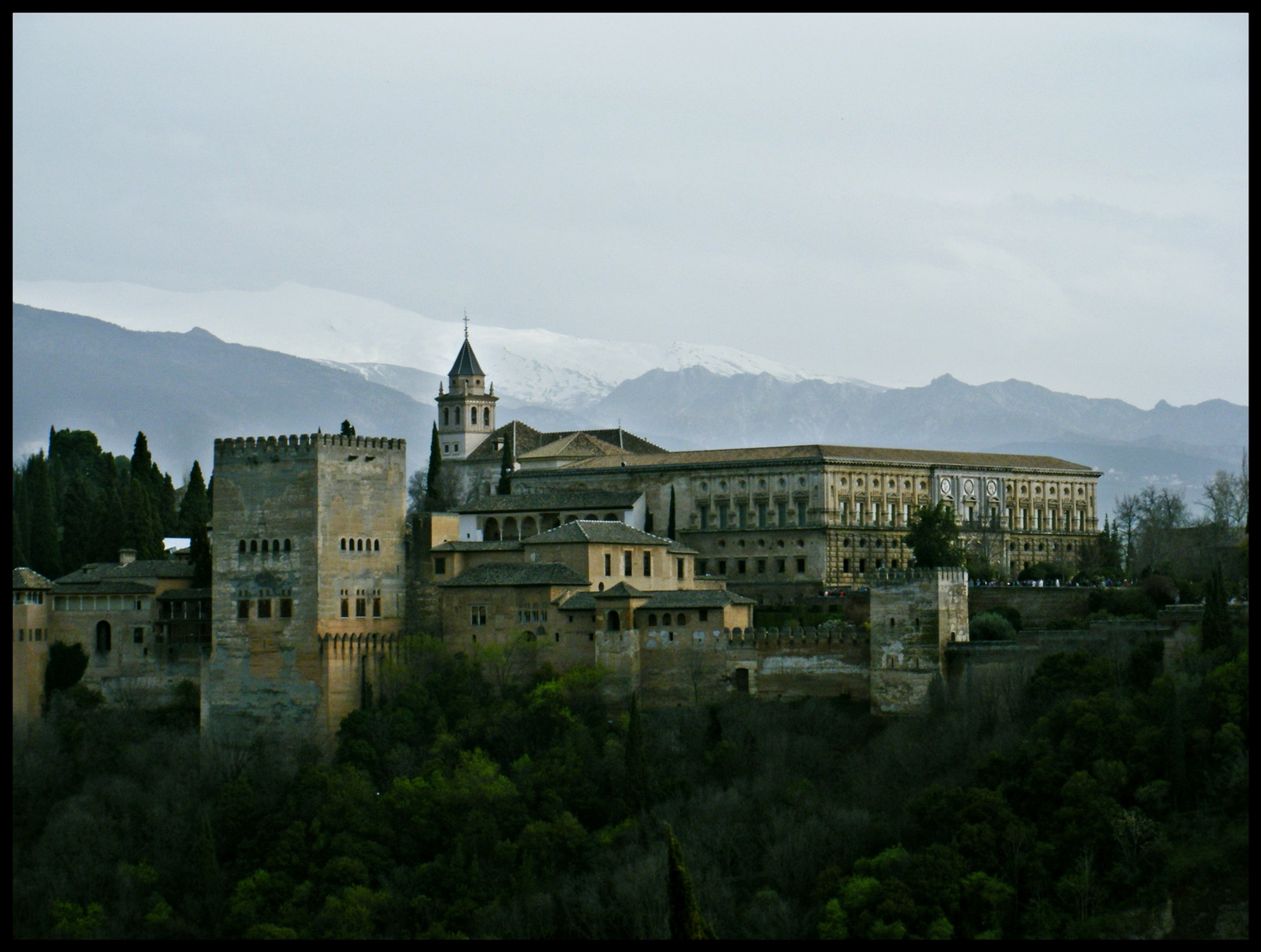 még mindig havas :D Alhambra, Sierra Nevada