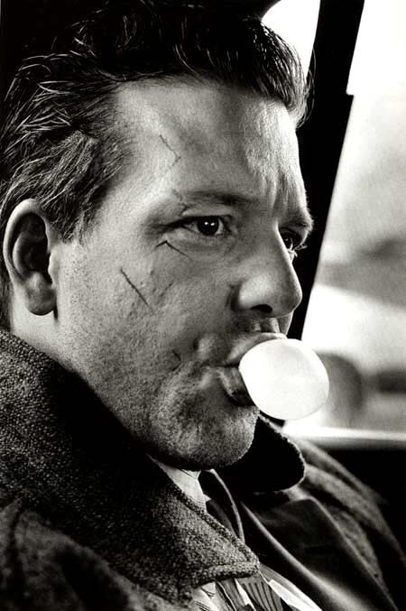 Mickey Rourke, Helmut Newton, 1986.