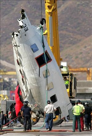 canaries helicopter crash