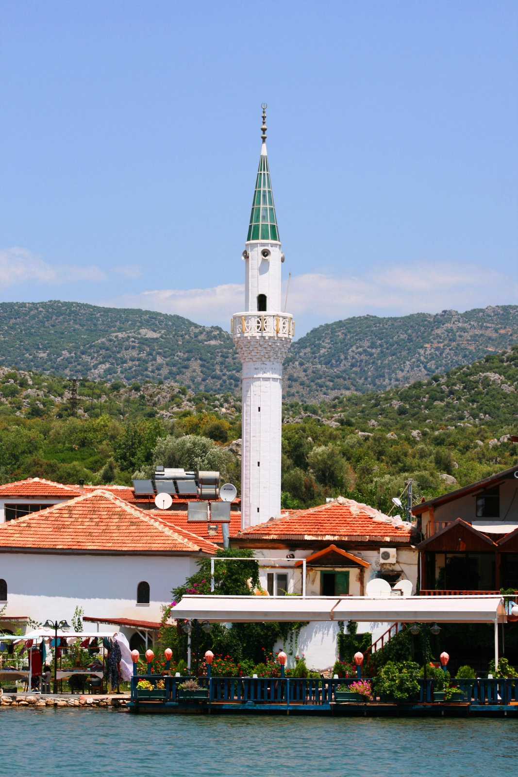 Minaret a vízről