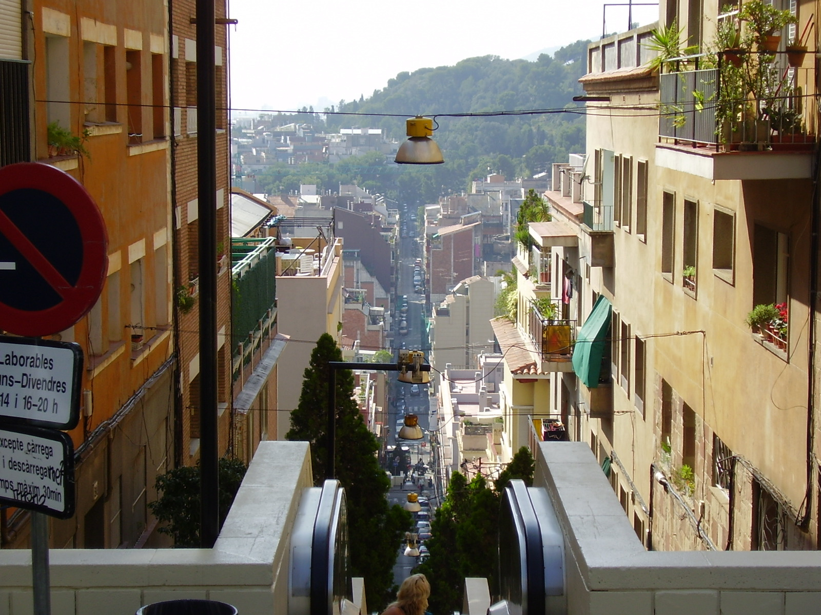 A Parc Güell előtt