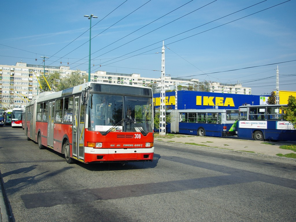 Ikarus 435T az Örs vezér téren 10 2008.10.12