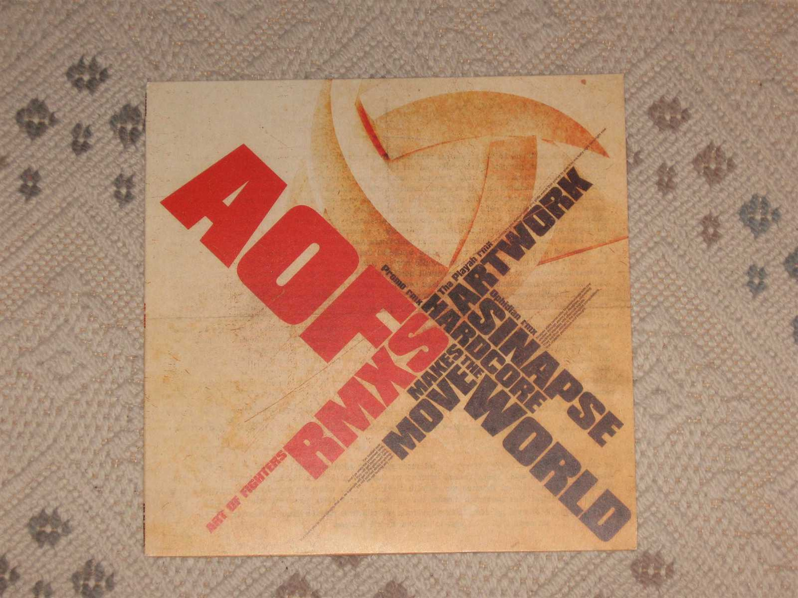 (TRAX071) Art Of Fighters - AOF Remixes (front)