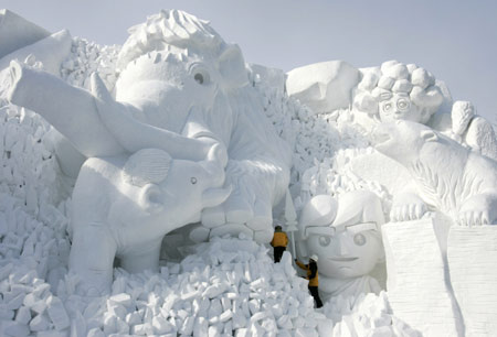 snow sculpture