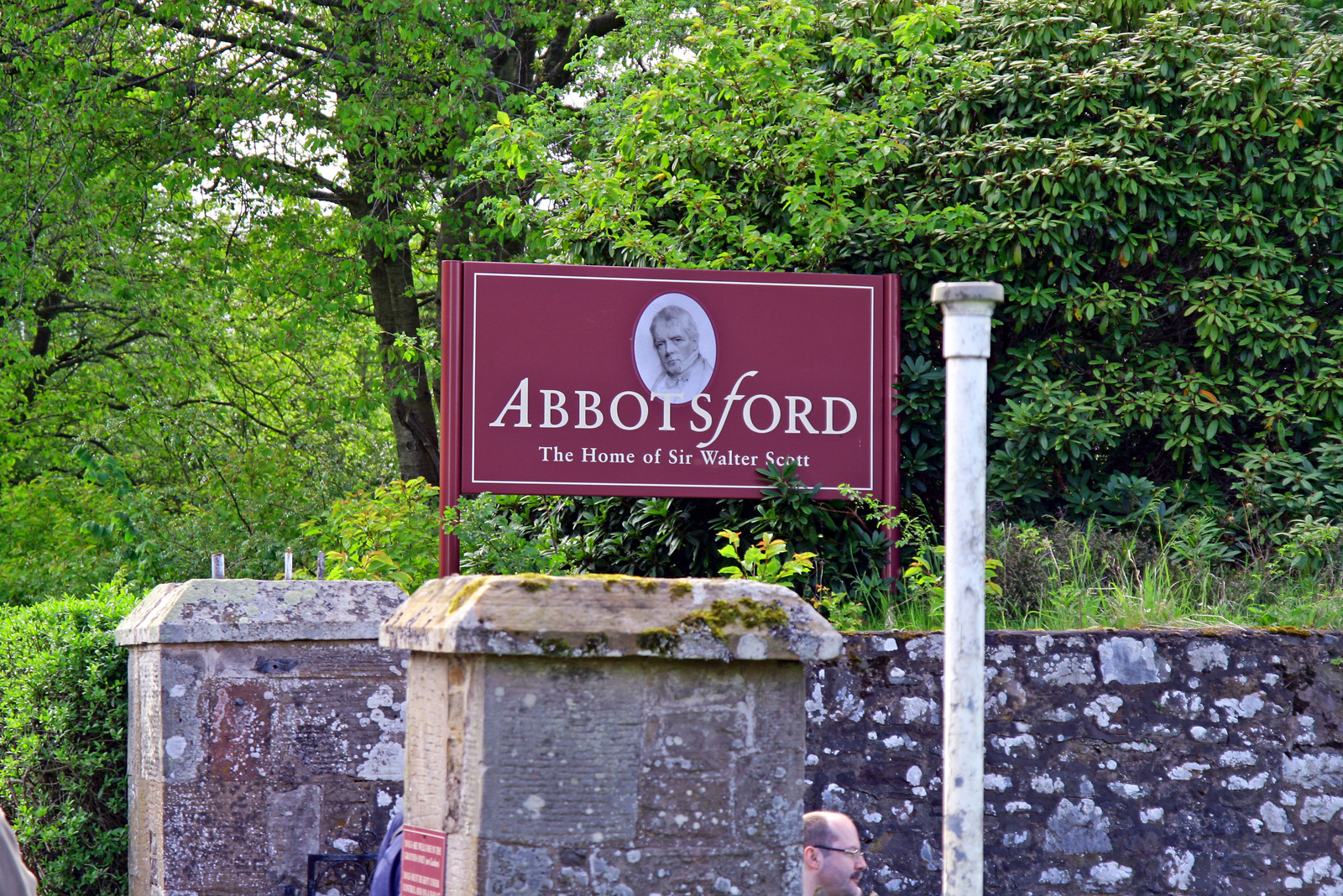 Abbotsford birtok bejárata