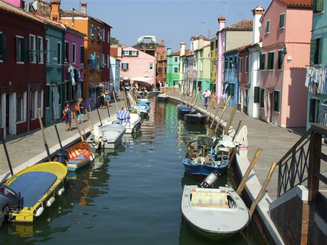 Burano utcarészlet