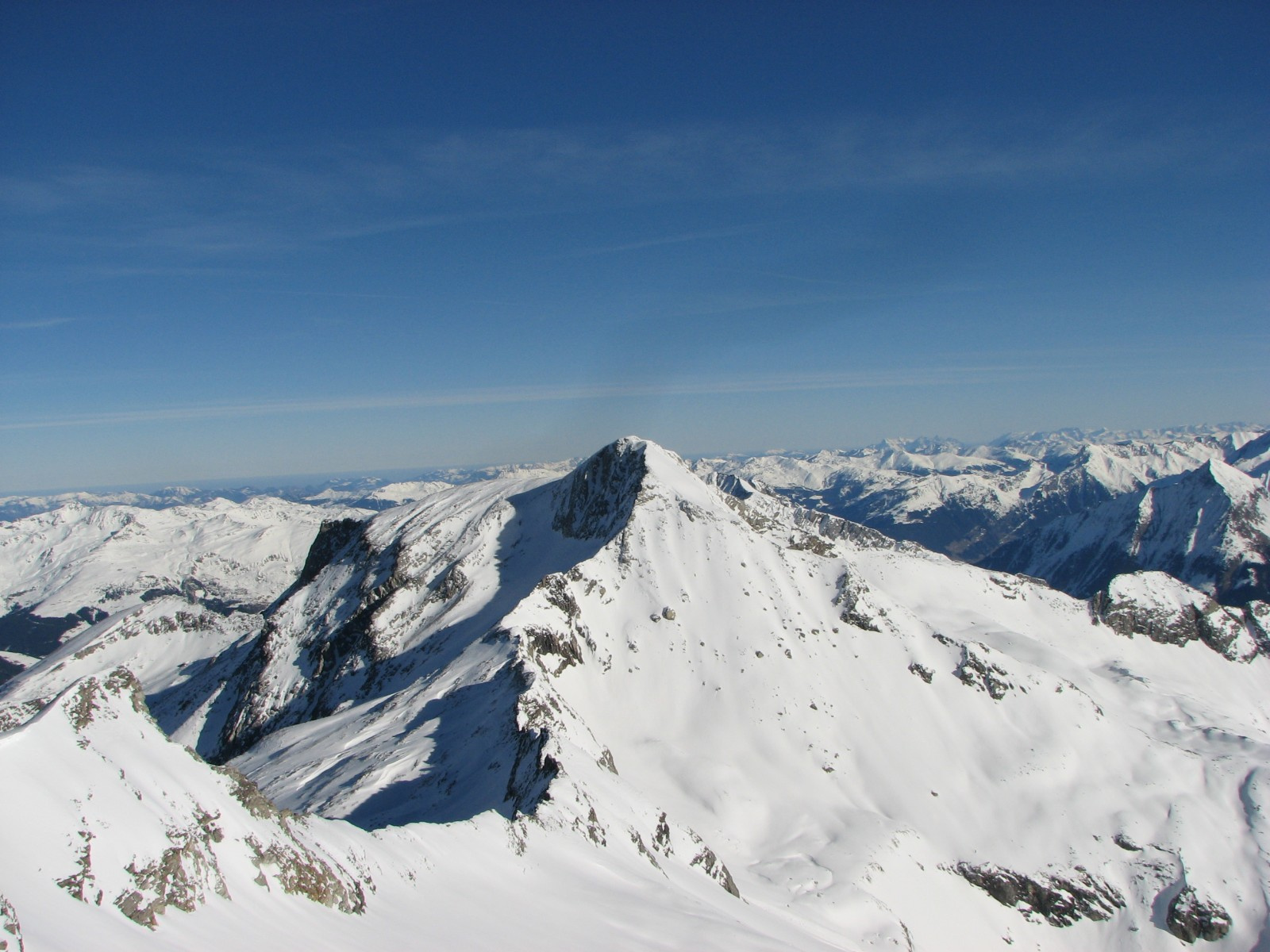 Kilátás a Hintertux gleccserről