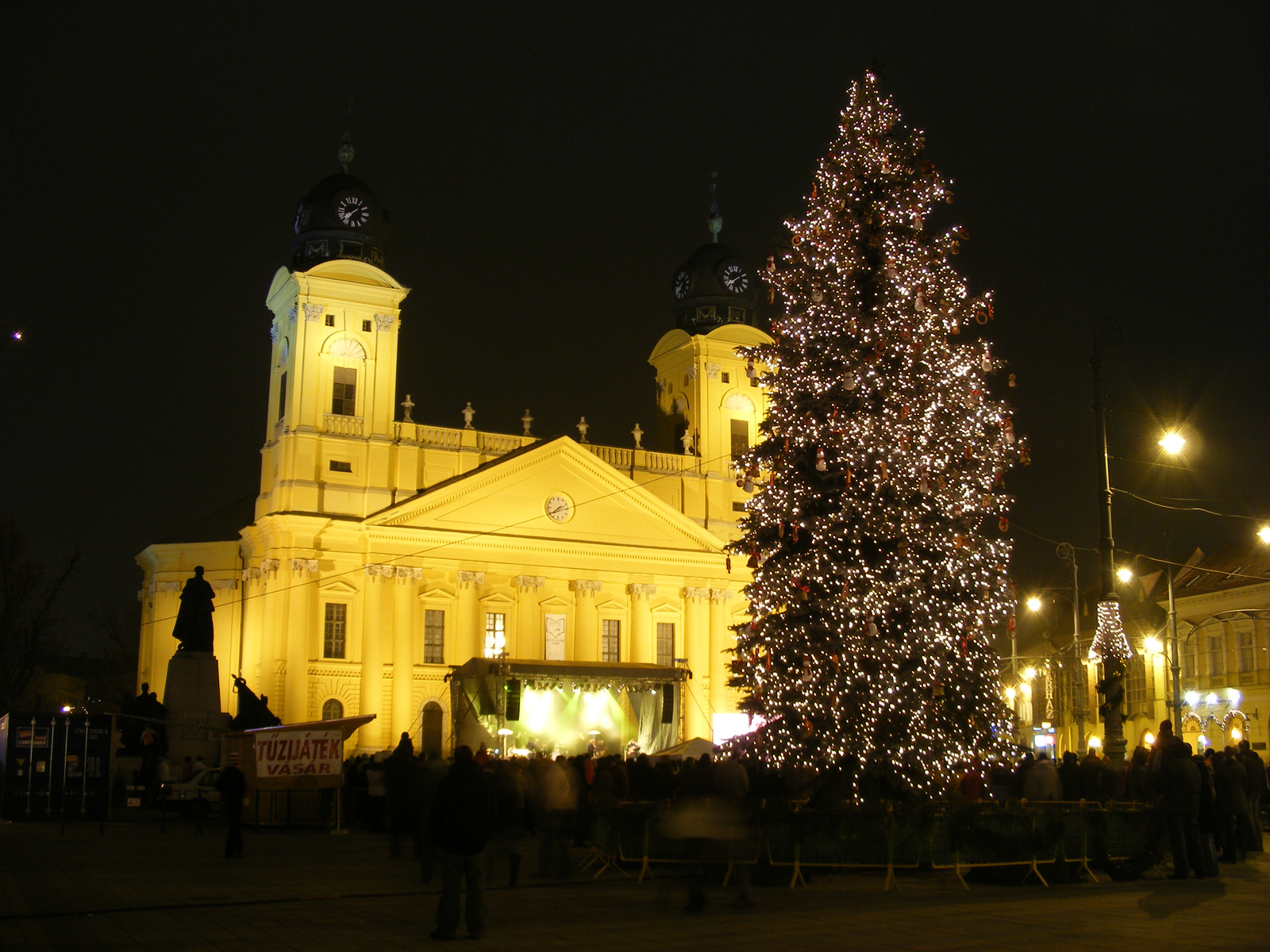 Debrecen Belváros - Ünnepi fények