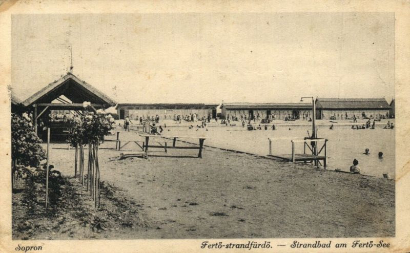 A régi Fertő-strandfürdő