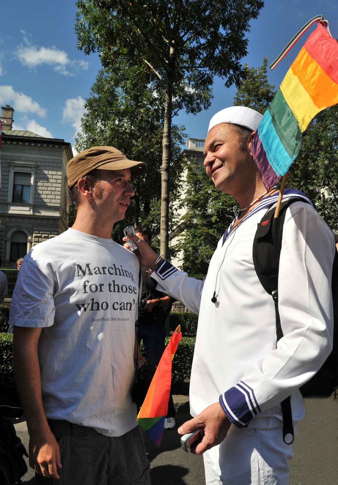 Horváth Ákos: Budapest Pride meleg menet résztvevők