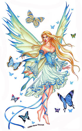 fairy-butterflies-blue