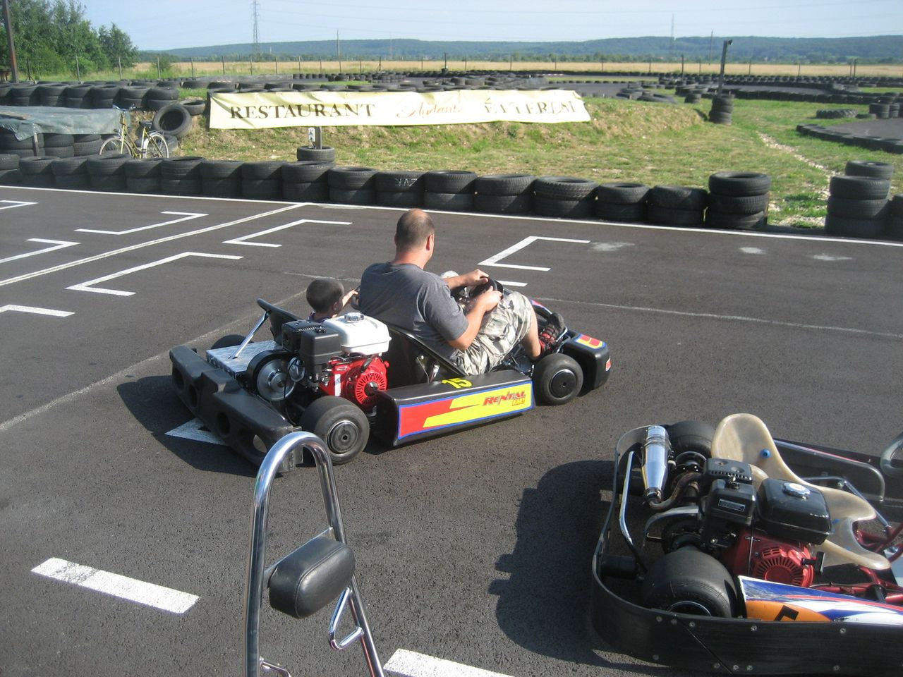 Gokart apával