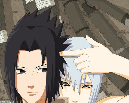 suigetsu and sasuke