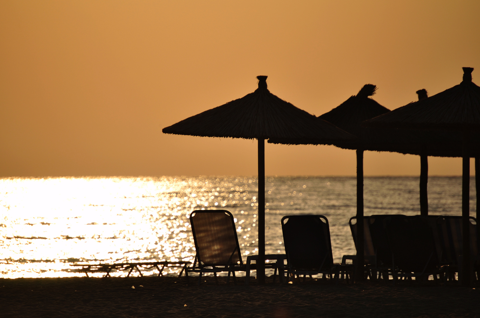 Olympic Beach napkelte- Katerini