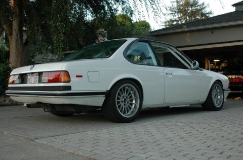 1985 BMW 635csi Track Car Rear 1