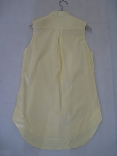 90729B-10   GUCCI YELLOW COTTON TOP SIZE 2 4 6(BACK)  PRICE USD 