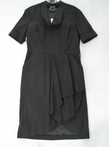 90715B-17A CK BLACK COTTON DRESS SIZE 2 4 6 PRICE USD 45[1]