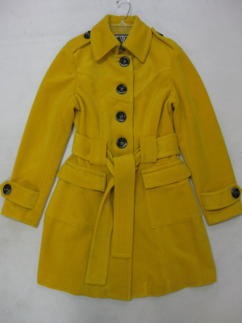 90921A-29  CK YELLOW WOOL JACKET SIZE 2 4 6 PRICE USD54