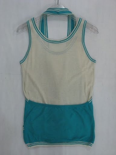 90730A-20 MIU MIU GREEN COTTON JERSEY TOP SIZE ONE SIZE (FREE)(B