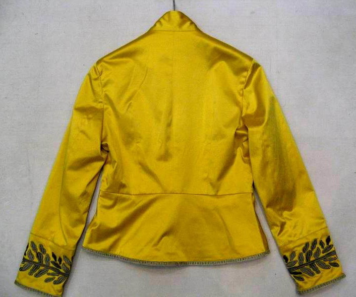 90923B-43 DKNY YELLOW COTTON JACKET SIZE 2 4 6(BACK) PRICE USD 5