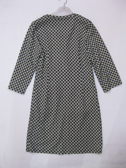 91010A-04A   LV GREY WOOLLEN KNITWEAR DRESS SIZE 2 4 6 (BACK) PR