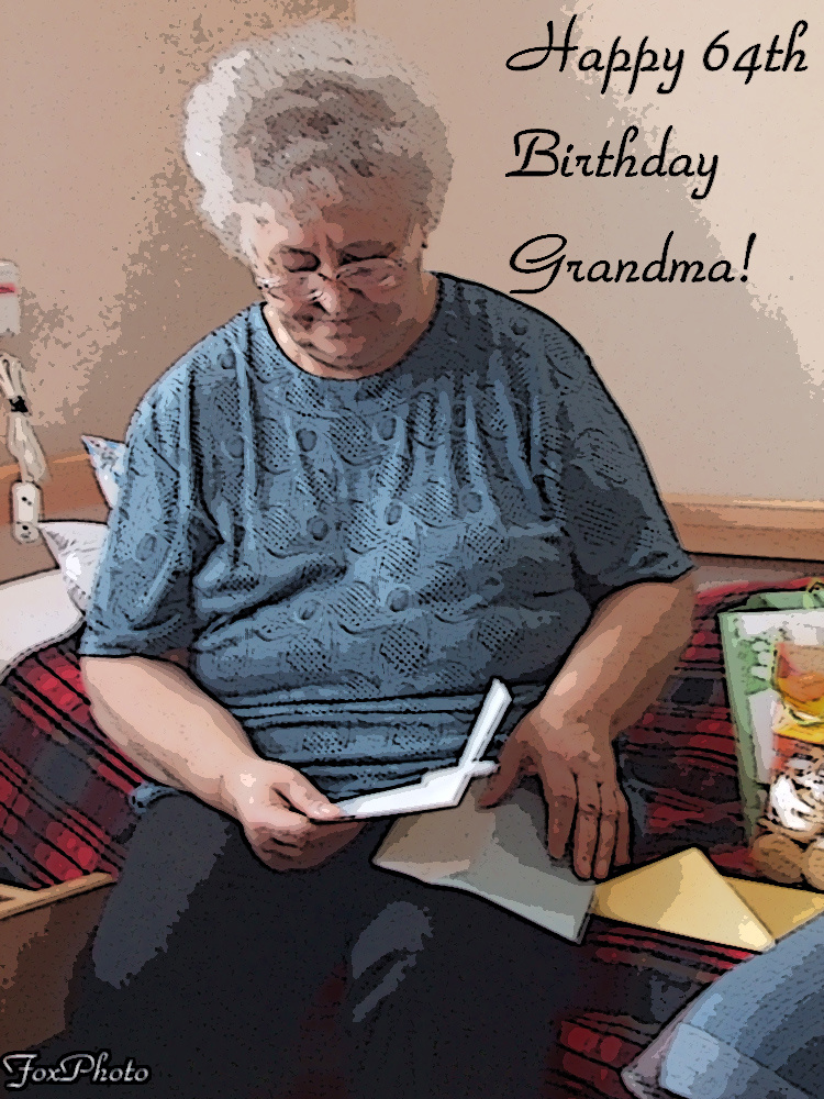 Happy 64th Birthday Grandma