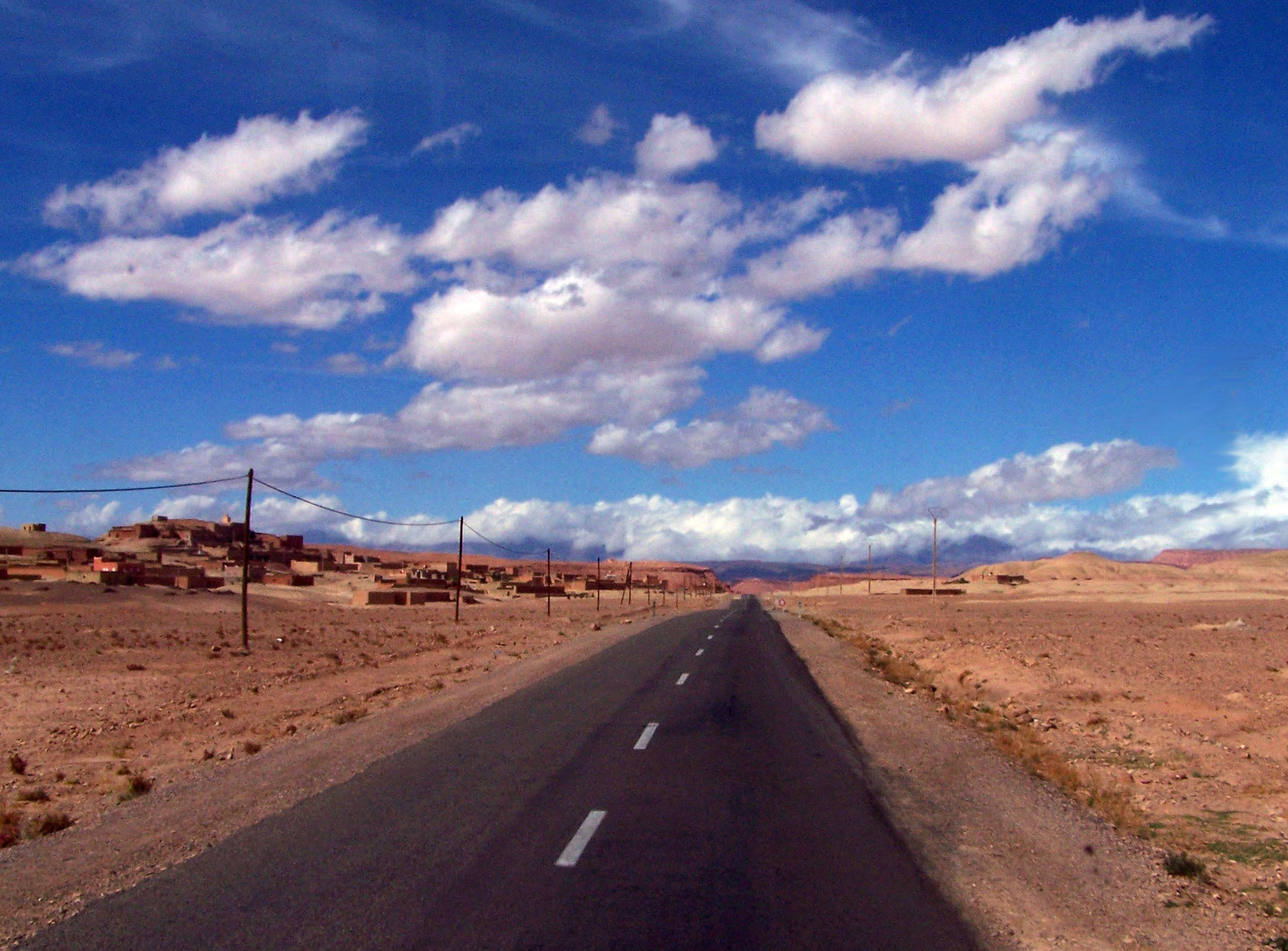 On the road in Morocco