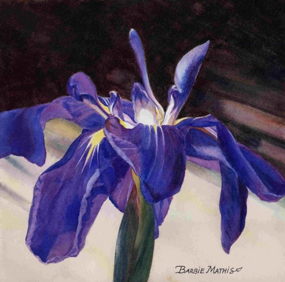 rabbit ears-purple iris